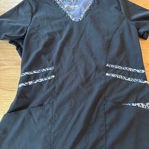 Black Greys Anatomy scrub top